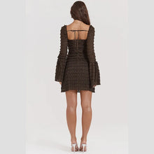 Load image into Gallery viewer, Edana Lace Long Sleeve Mini Dress
