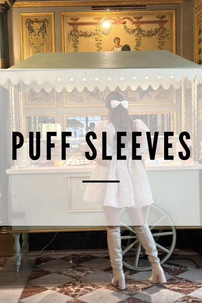 The Greatest Come Back Of All: Puff Sleeves!