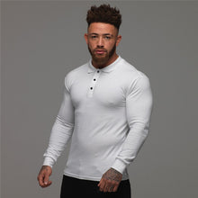 Load image into Gallery viewer, Ollie Long Sleeve Slim Polo Shirt
