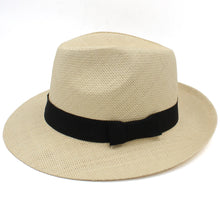 Load image into Gallery viewer, Des Straw Panama Hat
