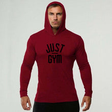 Load image into Gallery viewer, Just Gym Classic Hooded Long Sleeve T-Shirt
