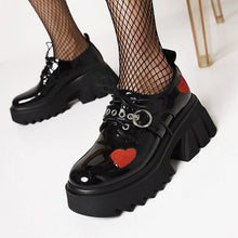 Load image into Gallery viewer, Blair Love Heart Chunky Platform Shoes

