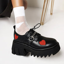 Load image into Gallery viewer, Blair Love Heart Chunky Platform Shoes
