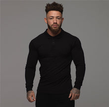 Load image into Gallery viewer, Ollie Long Sleeve Slim Polo Shirt

