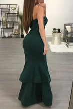Load image into Gallery viewer, Cleo Strapless Ruffle Slit Mermaid Maxi Dress
