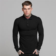 Load image into Gallery viewer, Orion Long Sleeve Slim Polo Shirt
