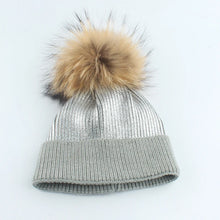 Load image into Gallery viewer, Cecil Pompom Knit Beanie
