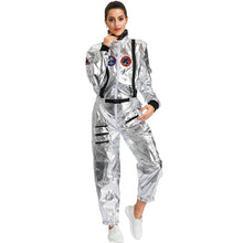 Load image into Gallery viewer, Spacey Astronaut Couples Halloween Jumpsuit Costume
