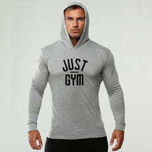 Load image into Gallery viewer, Just Gym Classic Hooded Long Sleeve T-Shirt
