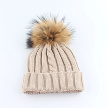 Load image into Gallery viewer, Andrea Knit Pompom Beanie
