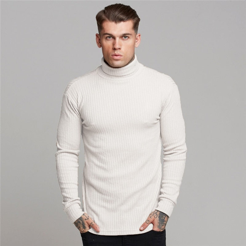Rhiatt Knit Turtleneck Slim Sweater