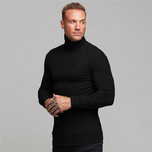 Load image into Gallery viewer, Saxon Knit Turtleneck Slim Sweater
