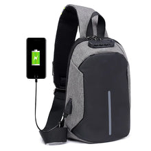 Load image into Gallery viewer, Aspen Leather Anti-Theft USB Charge Port Bag
