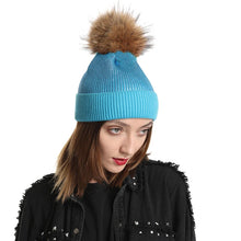Load image into Gallery viewer, Cecil Pompom Knit Beanie
