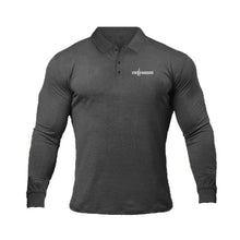 Load image into Gallery viewer, Gym Warriors Long Sleeve Slim Polo Shirt
