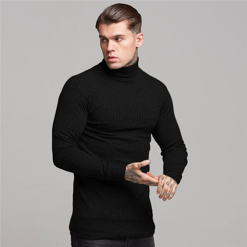 Rocco Knit Turtleneck Slim Sweater