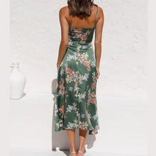 Load image into Gallery viewer, Beatrice Floral Slit Midi Dress
