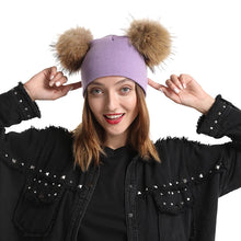 Load image into Gallery viewer, Catalina Pompom Knit Beanie
