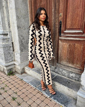 Load image into Gallery viewer, Della Louise Knit Long Sleeve Maxi Dress
