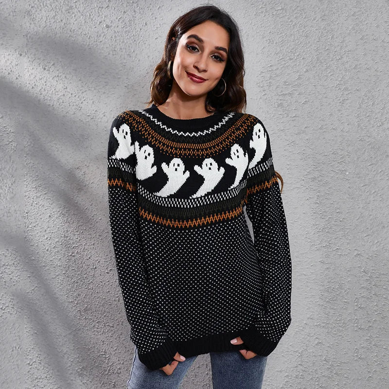 Sweet Ghosts Knit Sweater