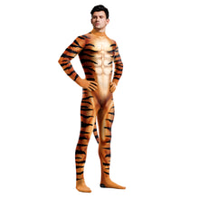 Load image into Gallery viewer, Mr Wild Tiger Animal Halloween Jumpsuit
