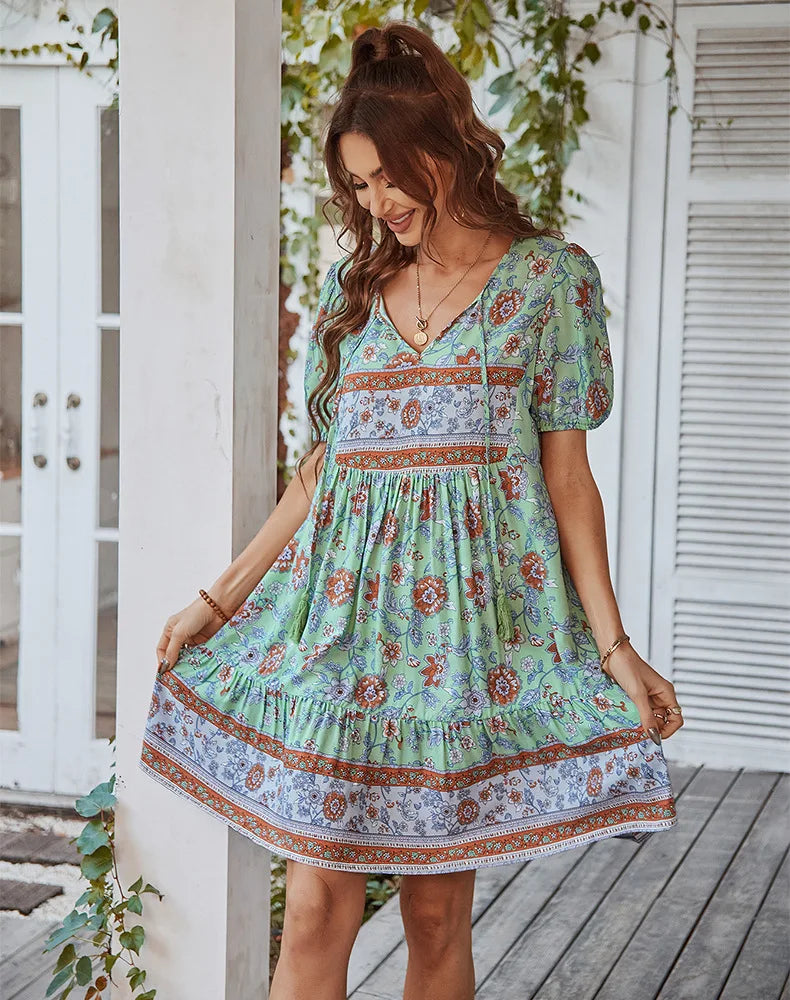 Tallie Kate Floral Mini Dress