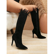 Load image into Gallery viewer, Clara Knee High Pointed Toe High Heel Boots
