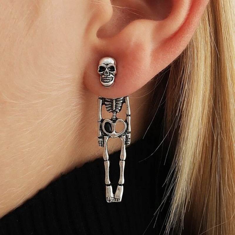 Dance On Bones Skeleton Earrings