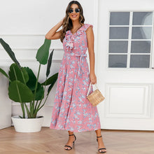 Load image into Gallery viewer, Kimberly Halle Floral Pleated Maxi Dress
