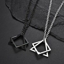 Load image into Gallery viewer, Titan Triangles Necklace
