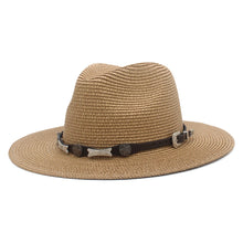 Load image into Gallery viewer, Layla Emilia Straw Wide Brim Panama Hat
