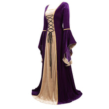 Load image into Gallery viewer, Aria Medieval Queen Princess Halloween Costume Dress
