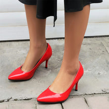 Load image into Gallery viewer, Angela Pointed Toe High Heel Pumps
