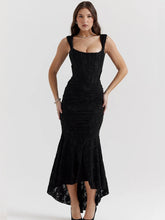 Load image into Gallery viewer, Angie Marissa Ruched Maxi Dress
