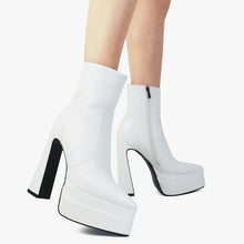 Load image into Gallery viewer, Lila Pointed Toe Platform High Heel Ankle Boots
