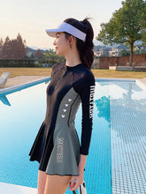 Load image into Gallery viewer, Murphy Long Sleeve Swimsuit Dress
