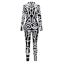 Load image into Gallery viewer, Delta Abstract Art Jumpsuit
