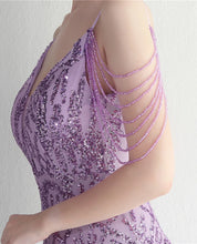 Load image into Gallery viewer, Alice Aubrey Beaded Mermaid Maxi Dress
