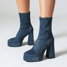 Load image into Gallery viewer, Arya Platform High Heel Ankle Boots
