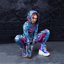 Load image into Gallery viewer, Mejalla Apocalyptic Sweets Body Hooded Jumpsuit
