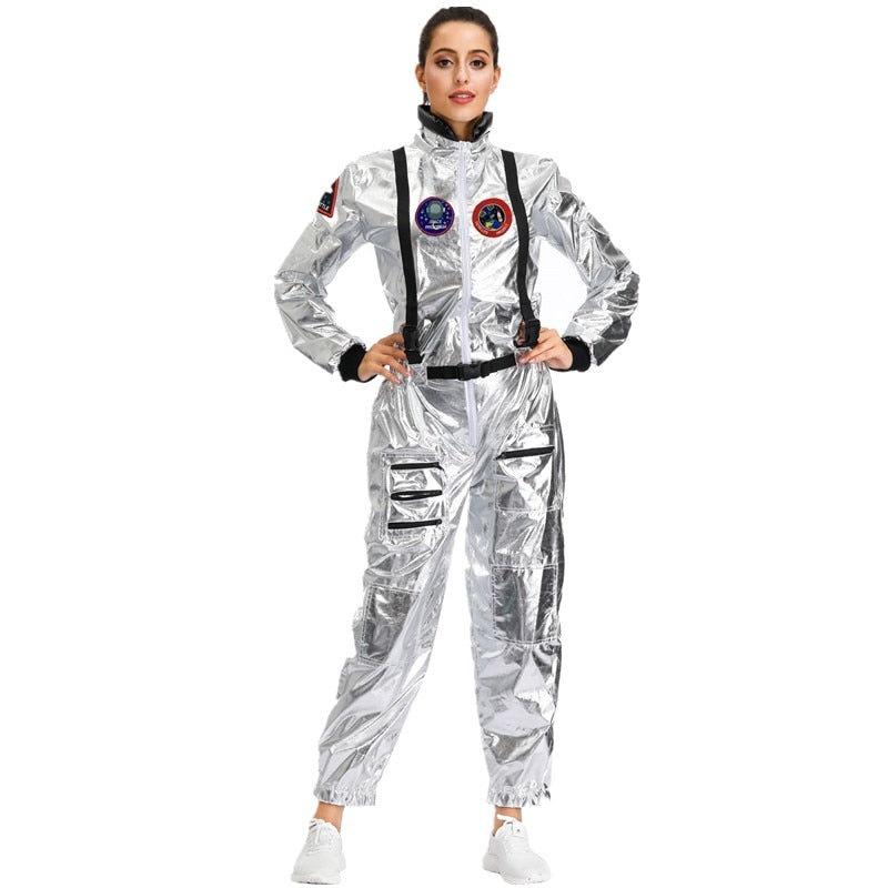 Spacey Astronaut Couples Halloween Jumpsuit Costume