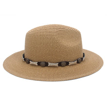 Load image into Gallery viewer, Layla Emilia Straw Wide Brim Panama Hat
