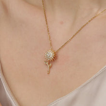 Load image into Gallery viewer, Rebecca Sunflower Gold Necklace
