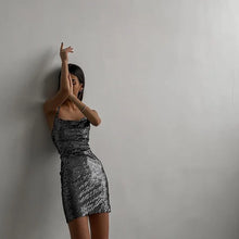 Load image into Gallery viewer, Elaine Sequin Bodycon Mini Dress
