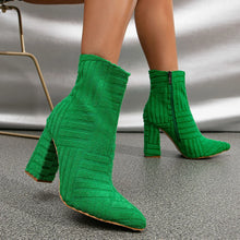 Load image into Gallery viewer, Gabriella Pointed-Toe High Heel Ankle Boots
