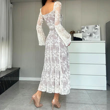 Load image into Gallery viewer, Maci Lace Long Sleeve Maxi Dress
