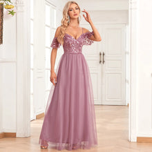 Load image into Gallery viewer, Sienna Caitlin Sequin Tulle Maxi Dress
