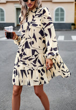 Load image into Gallery viewer, Leona Holly Pleated Long Sleeve Mini Dress
