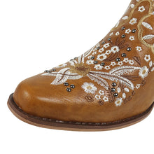 Load image into Gallery viewer, Sara Floral Mid-Calf Western Boots
