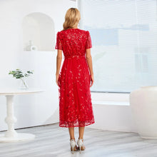Load image into Gallery viewer, Zarina Kris Silk Midi Dress
